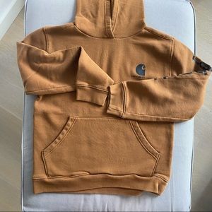 Brown carhartt hoodie L
